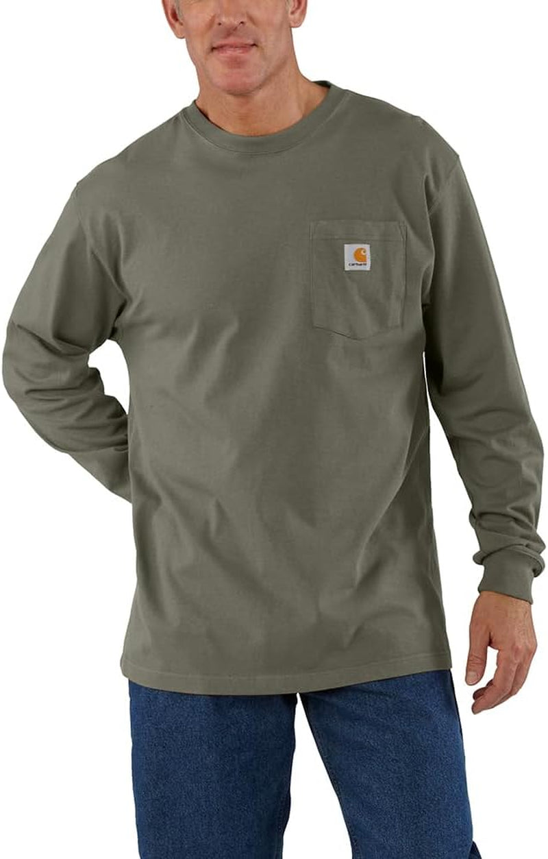 Carhartt Men's Loose Fit Heavyweight Long Sleeve Pocket TShirt