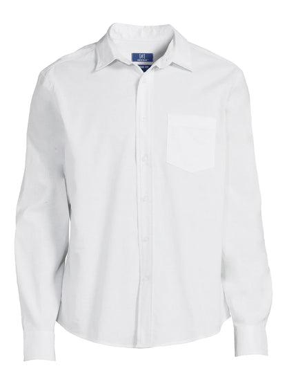 Men's Poplin Button-Up Shirt