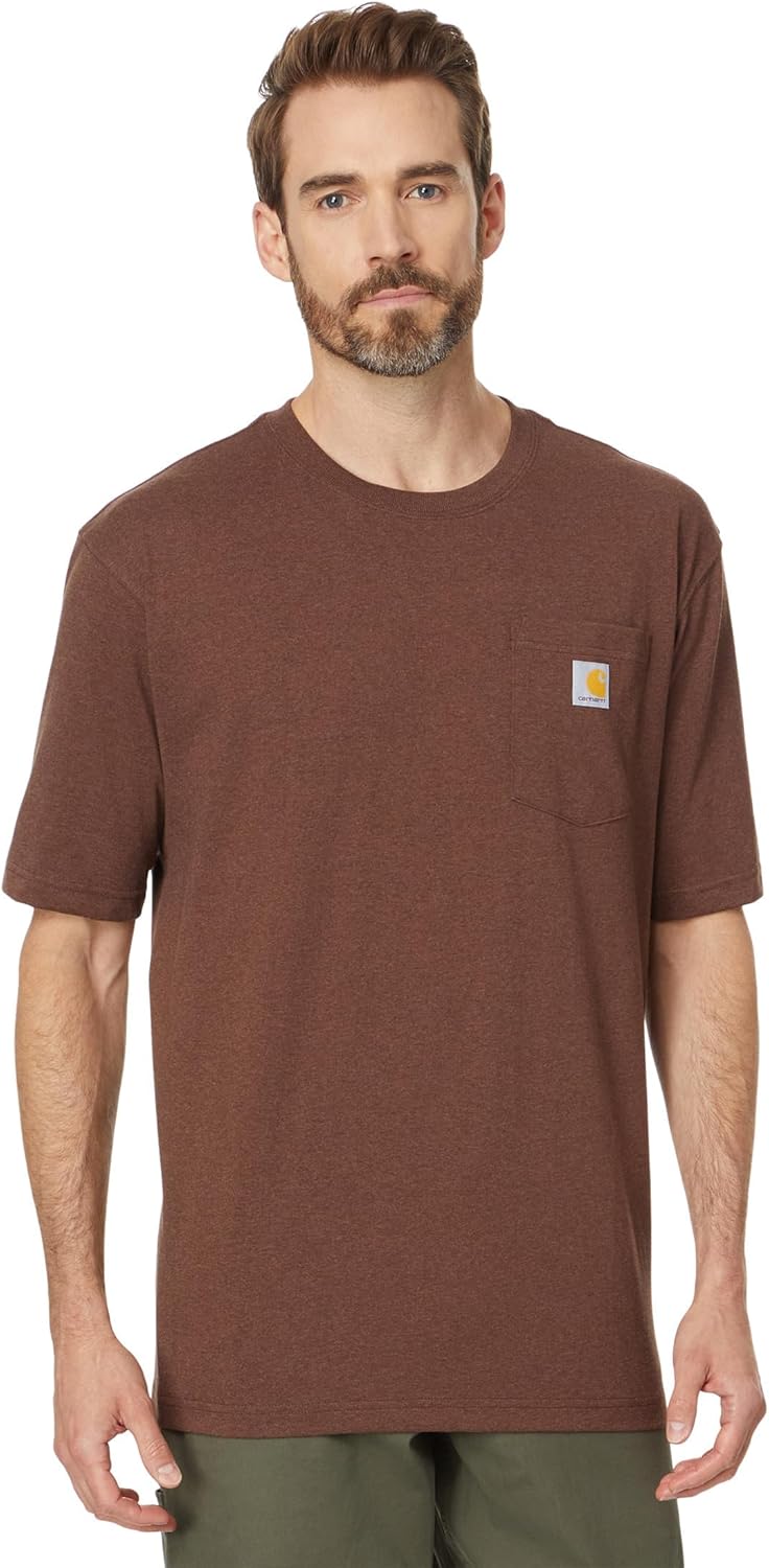 Carhartt Men's Loose Fit Heavyweight Short-Sleeve Pocket T-Shirt