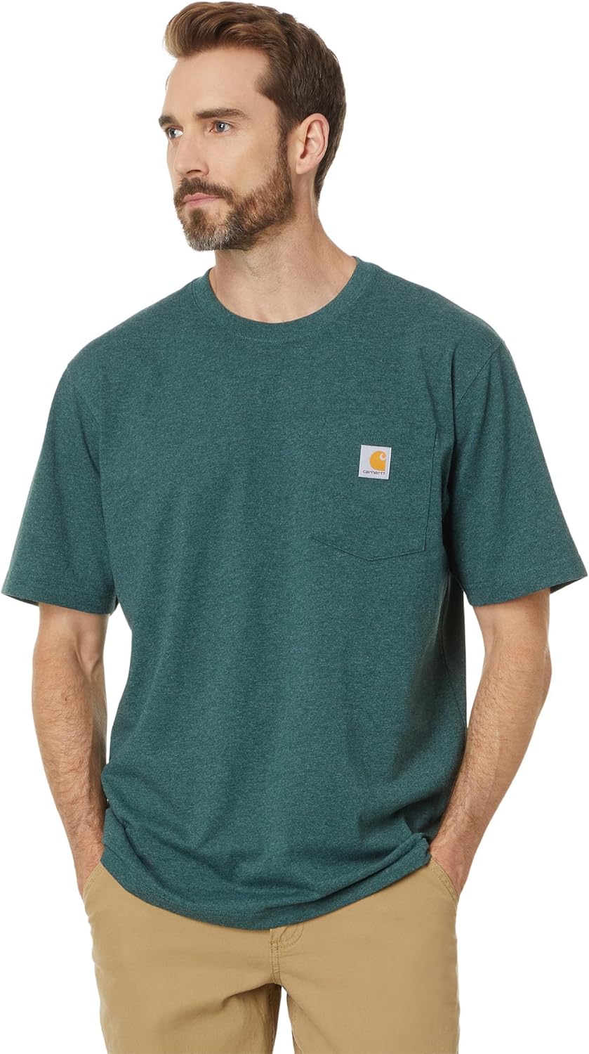 Carhartt Men's Loose Fit Heavyweight Short-Sleeve Pocket T-Shirt