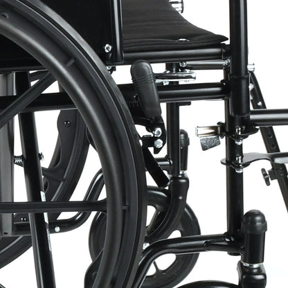 Lightweight Foldable Steel Wheelchair