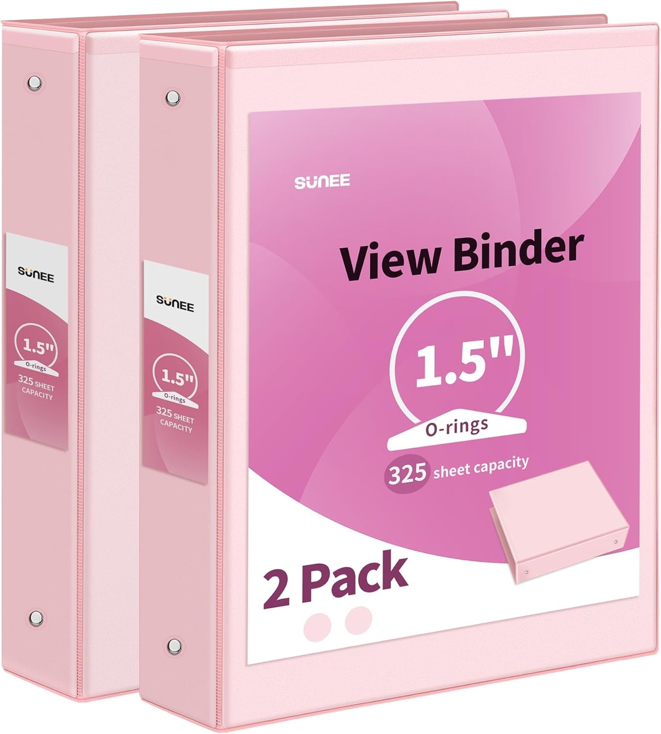 3 Ring Binder 1 Inch 4 Pack