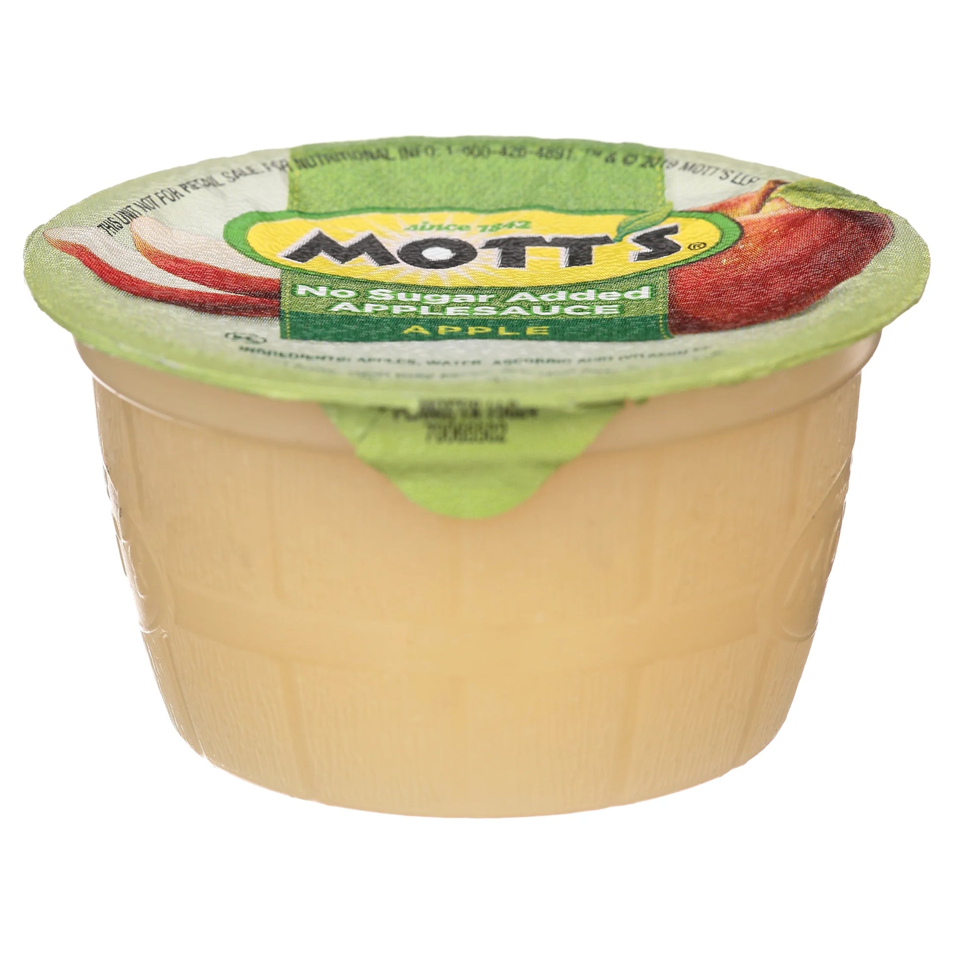 Mott's No Sugar Added Applesauce, 18 Count