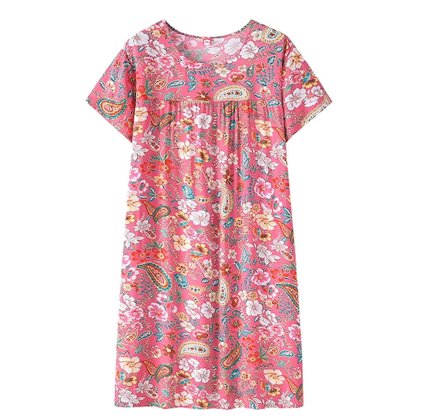 Cotton Silk Sleep Dress