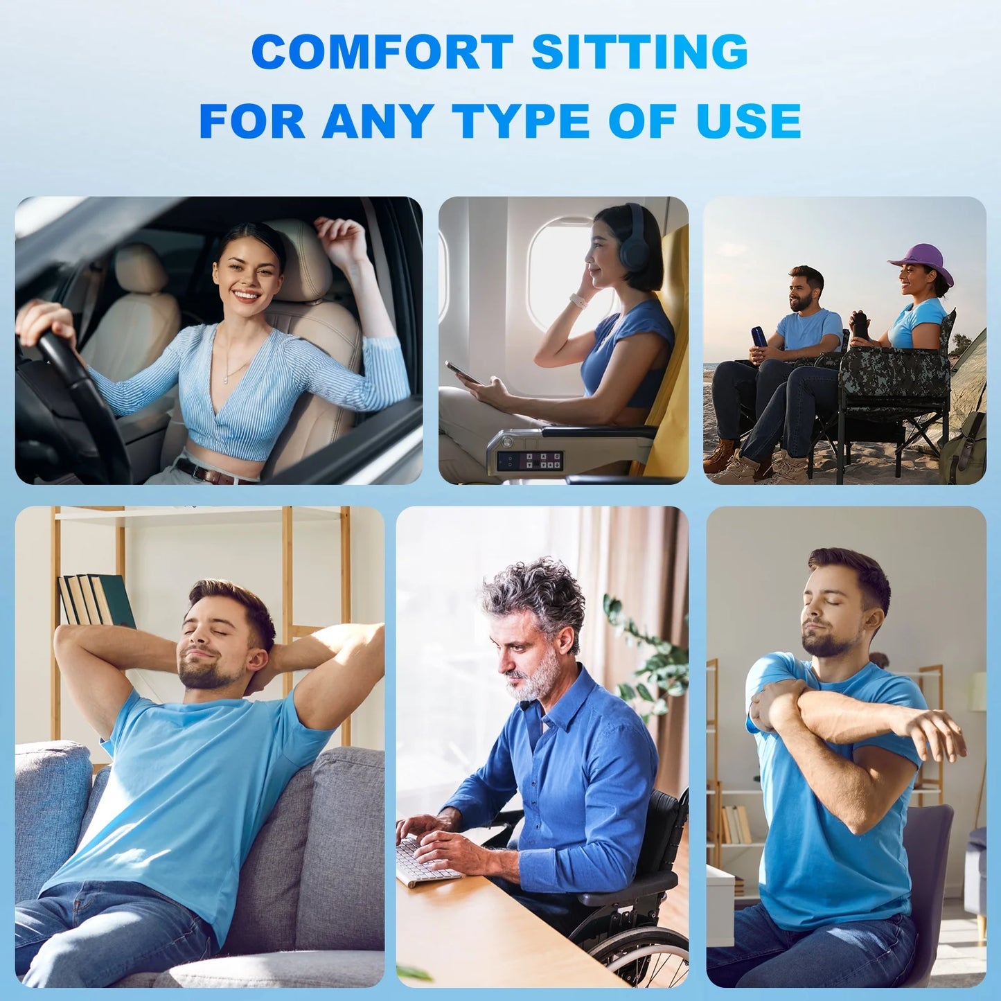 Memory Foam Seat Cushion