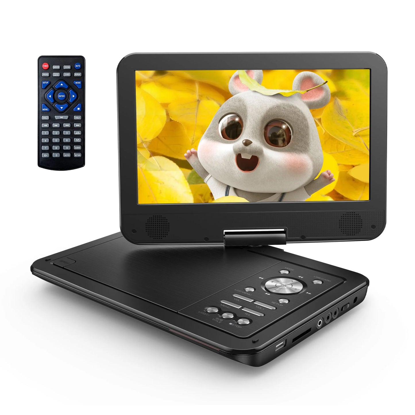 12.5" Portable DVD Player with 10.5" HD Swivel Screen