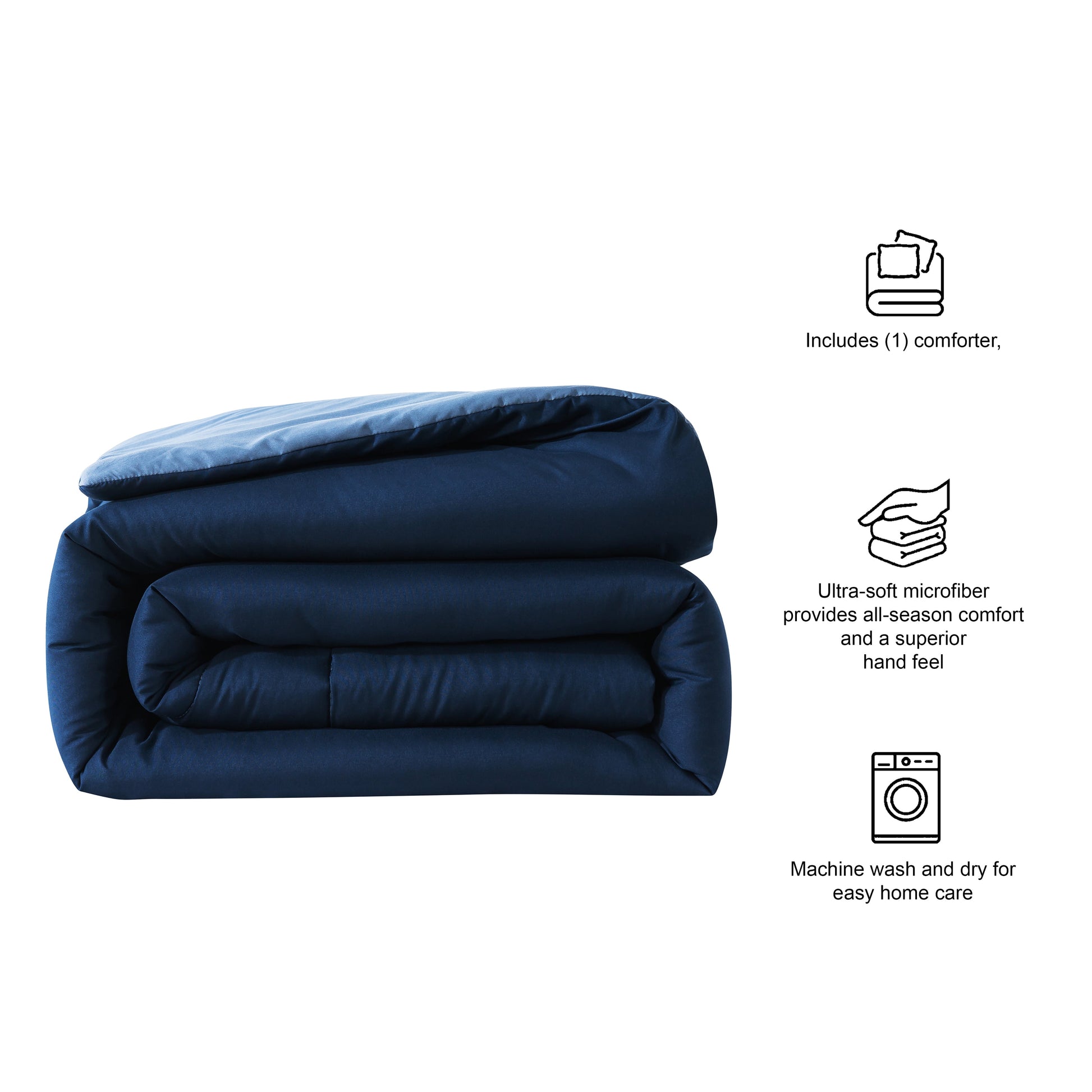 Reversible Microfiber Comforter