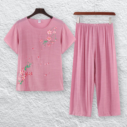 Floral Pajama Set