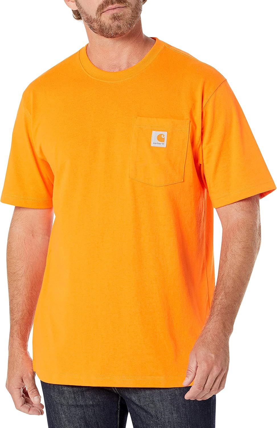 Carhartt Men's Loose Fit Heavyweight Short-Sleeve Pocket T-Shirt