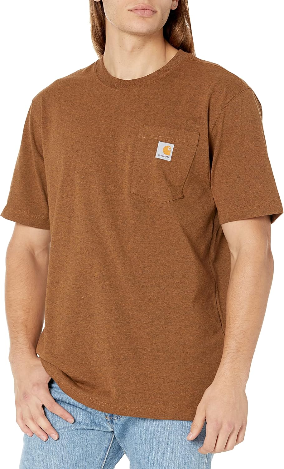 Carhartt Men's Loose Fit Heavyweight Short-Sleeve Pocket T-Shirt