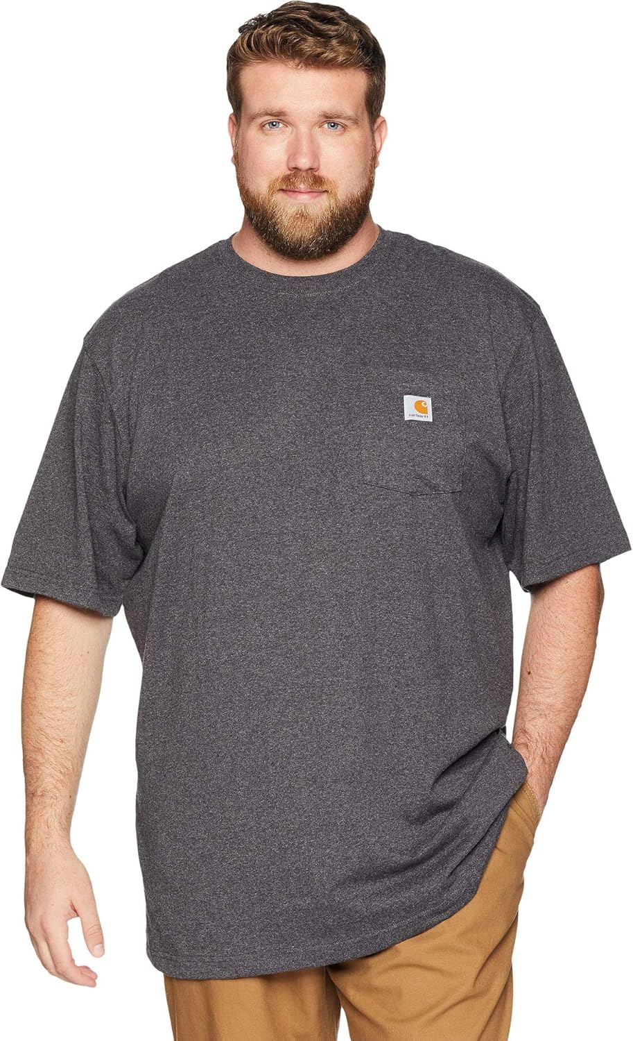 Carhartt Men's Loose Fit Heavyweight Short-Sleeve Pocket T-Shirt