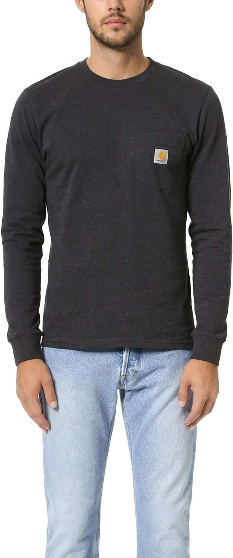 Carhartt Men's Loose Fit Heavyweight Long Sleeve Pocket TShirt