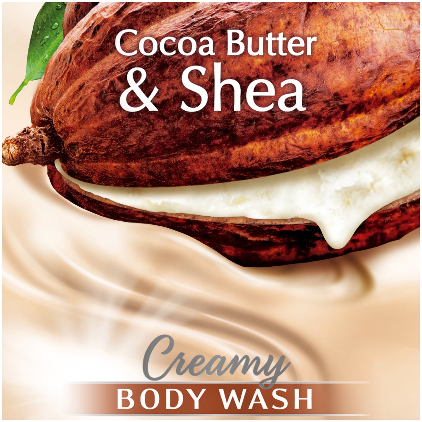 Suave Essentials Gentle Body Wash, Cocoa Butter & Shea