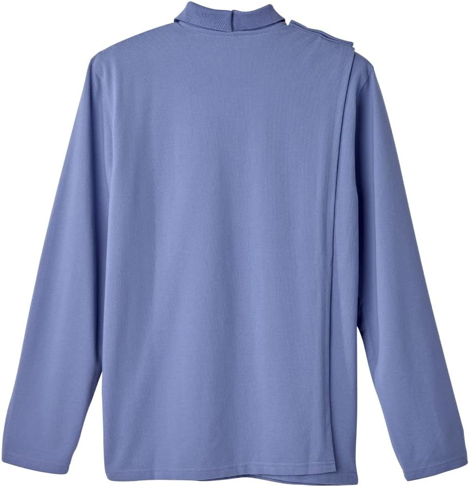 Men’s Open-Back Adaptive Long Sleeve Polo Shirt