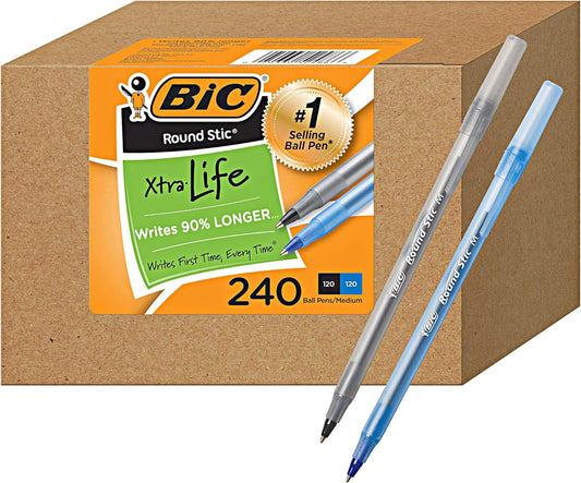 BIC PENS Large Bulk Pack of 240 Ink Pens