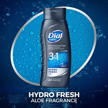 Dial Men 3in1 Body, Hair and Face Wash