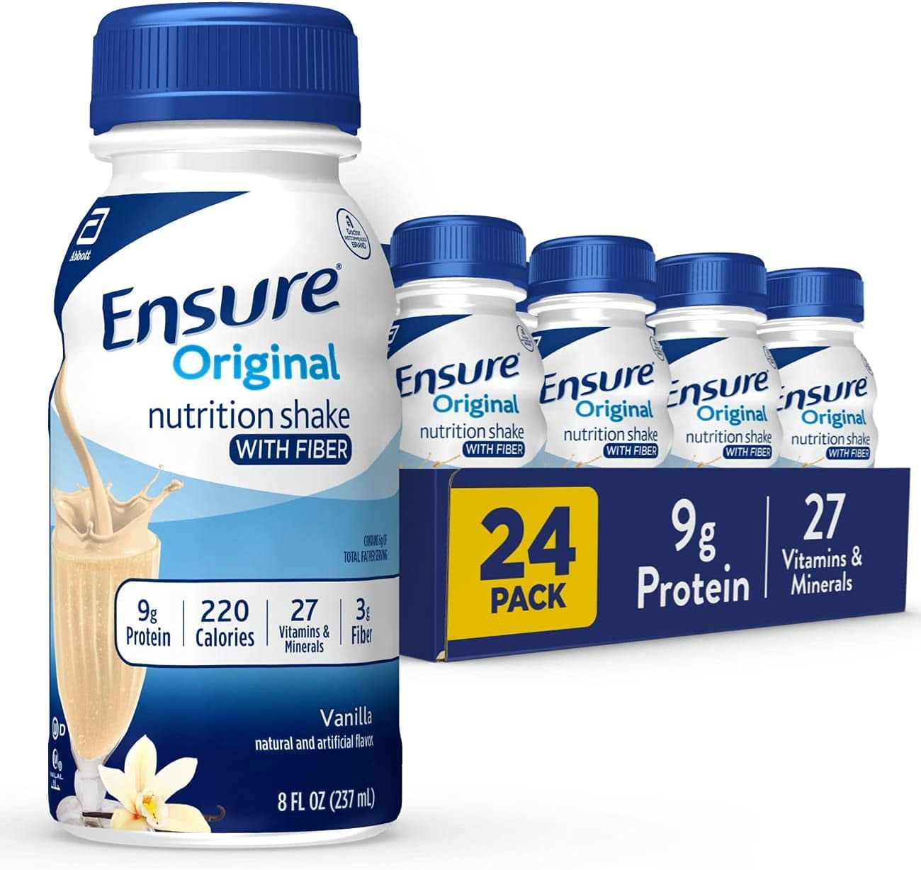 Ensure Original Nutrition Shake with Fiber | 8 fl oz - 24 Pack