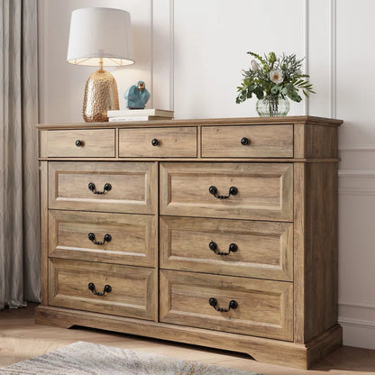 9 Drawer Double Dresser