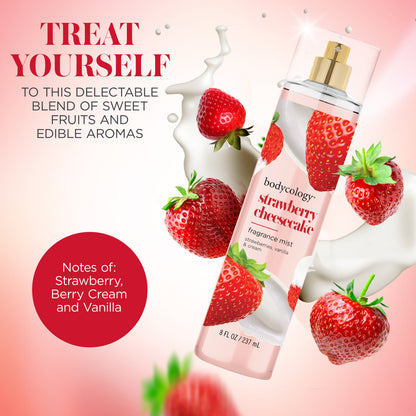 Bodycology Fragrance Body Mist, Strawberry Cheesecake