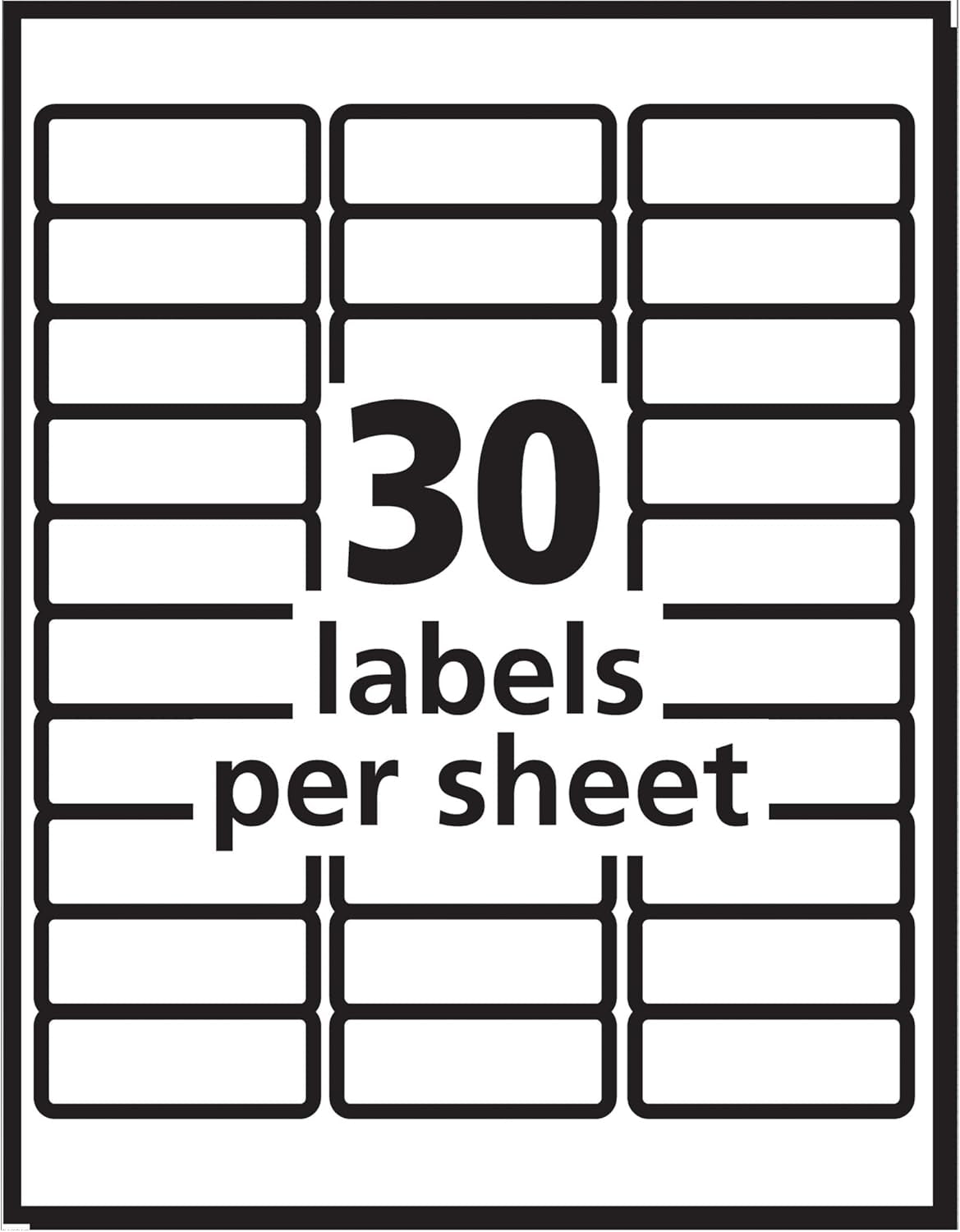 Avery Easy Peel Printable Address Labels with Sure Feed