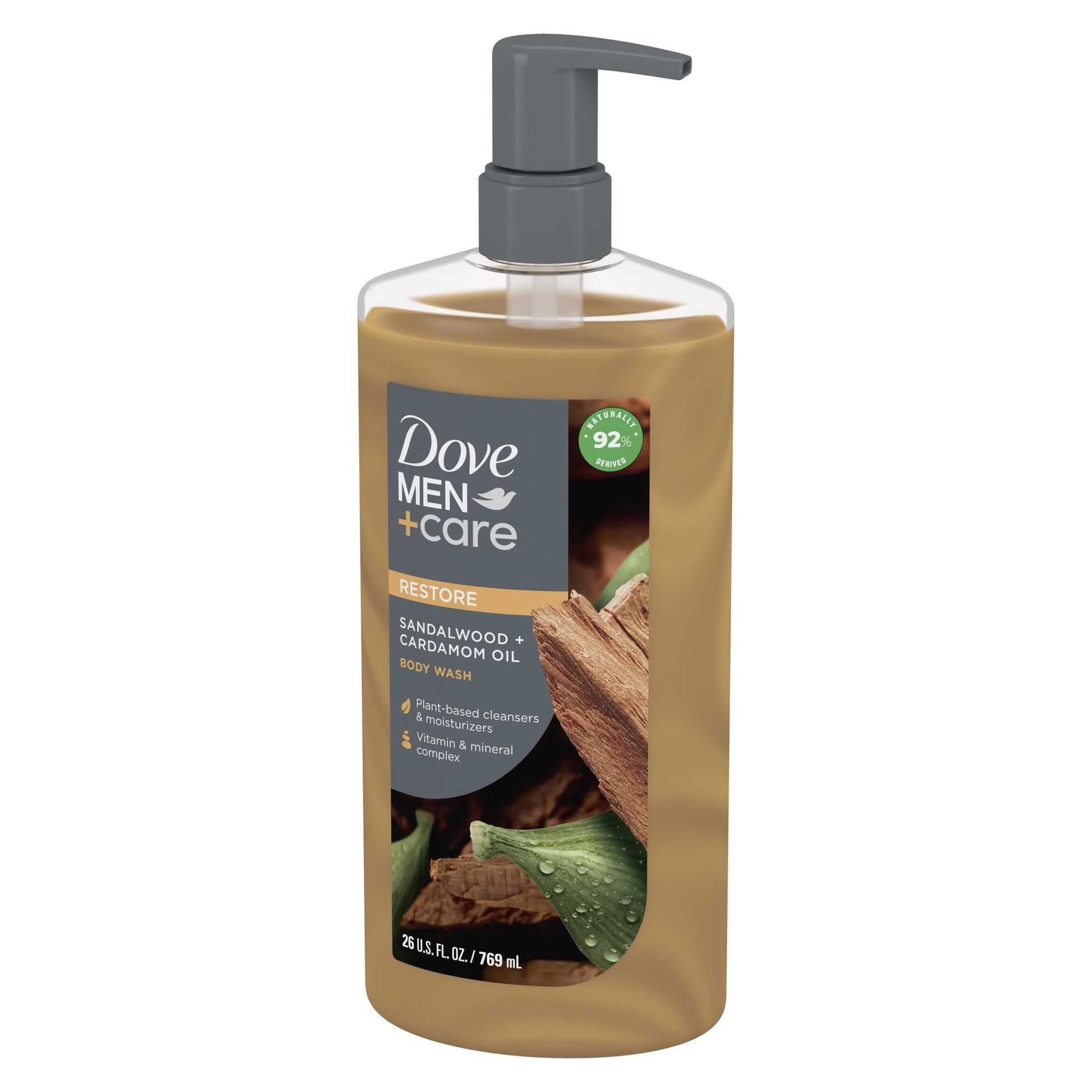 Dove Men+Care Body Wash Sandalwood + Cardamom Oil