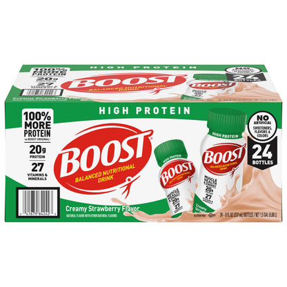 BOOST High Protein Nutritional Drink, Rich Chocolate, 20 g Protein, 15 - 8 fl oz Bottles