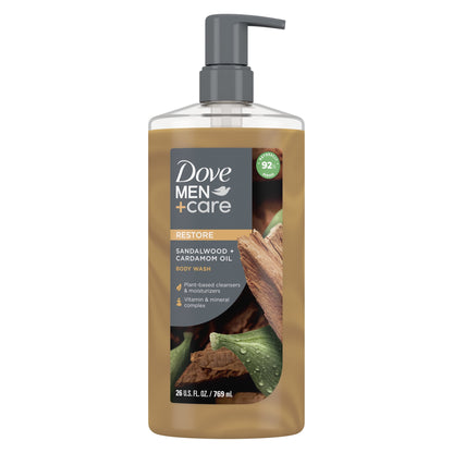 Dove Men+Care Body Wash Sandalwood + Cardamom Oil