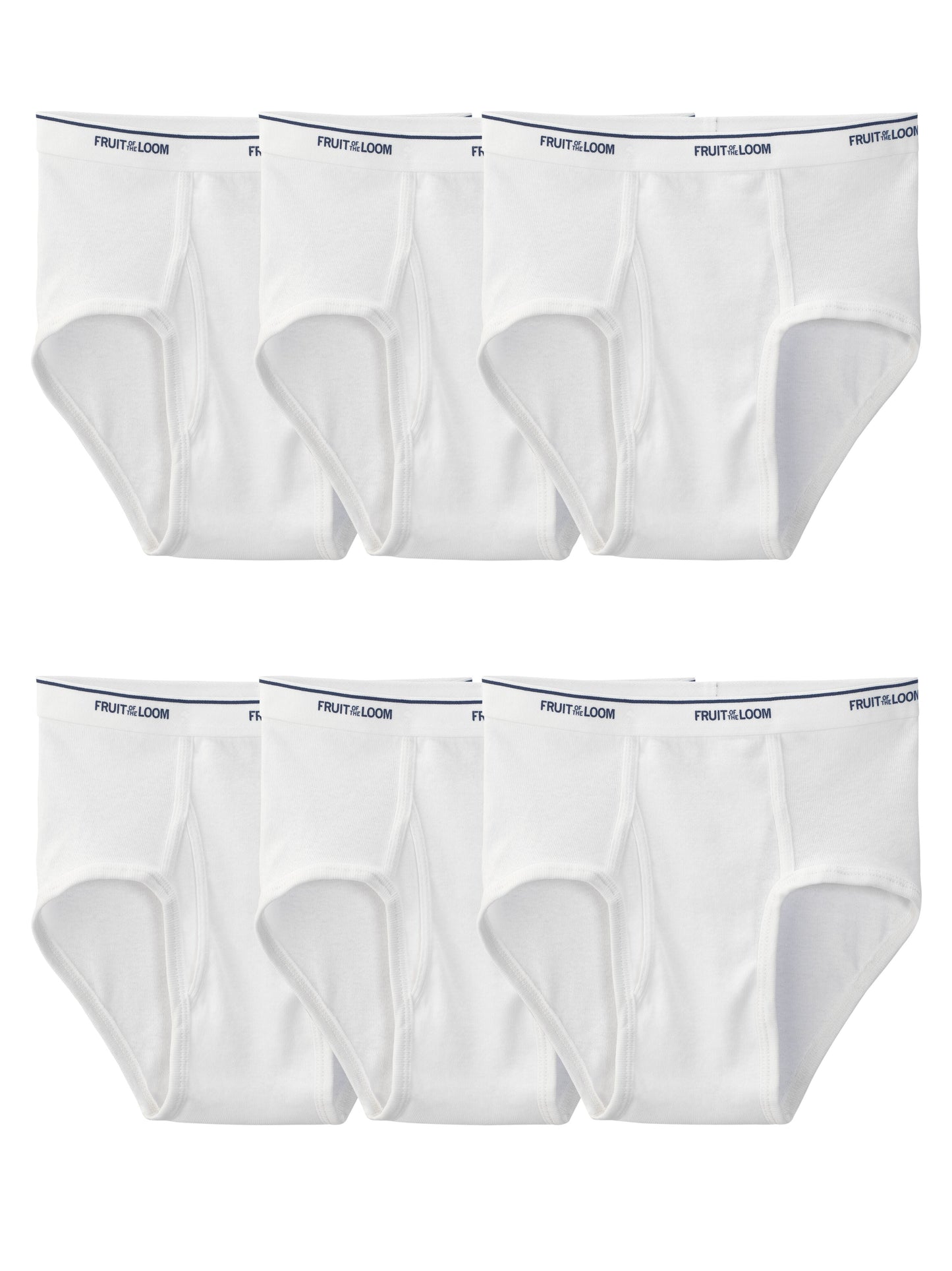 Fruit of the Loom Men's White Briefs, 9-Pack