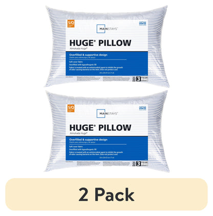 Huge Overfilled Bed Pillow - 2 Pack