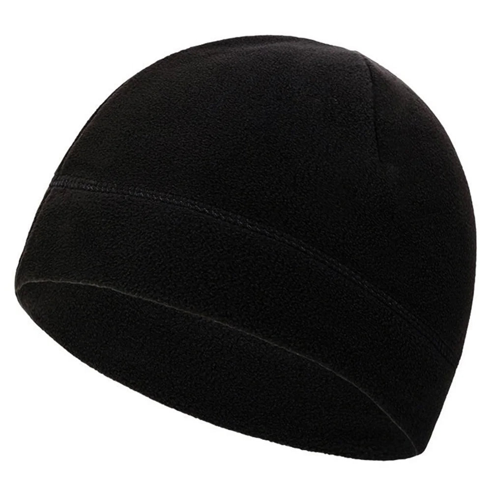 Winter Solid Color Fleece Cap