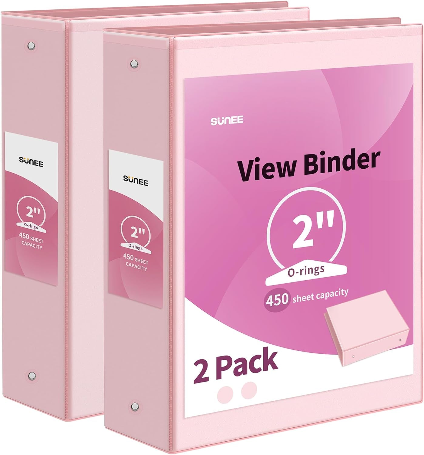 3 Ring Binder 1 Inch 4 Pack