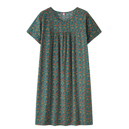 Cotton Silk Sleep Dress