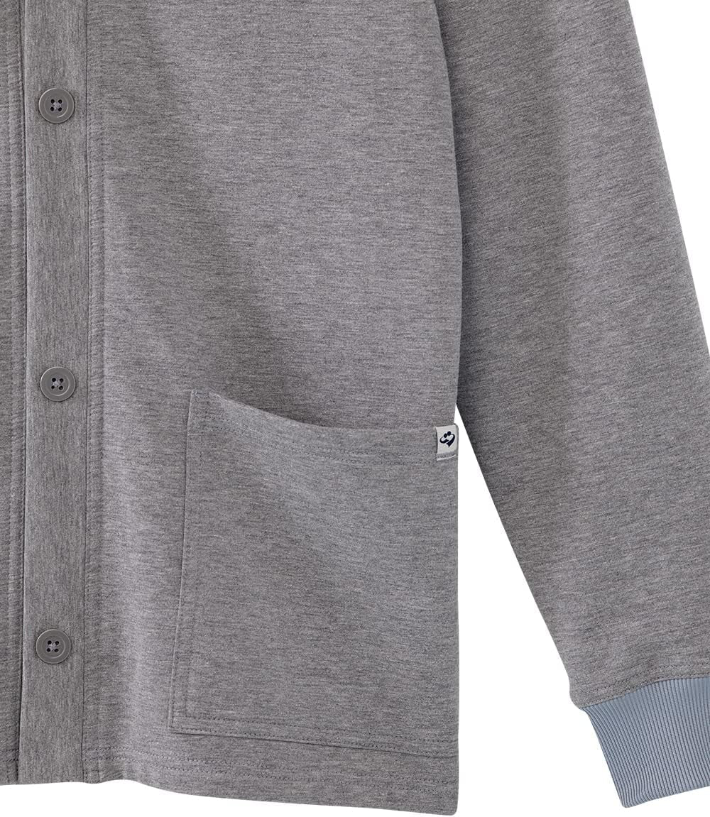 Men’s Open-Back Adaptive Soft Fleece Cardigan