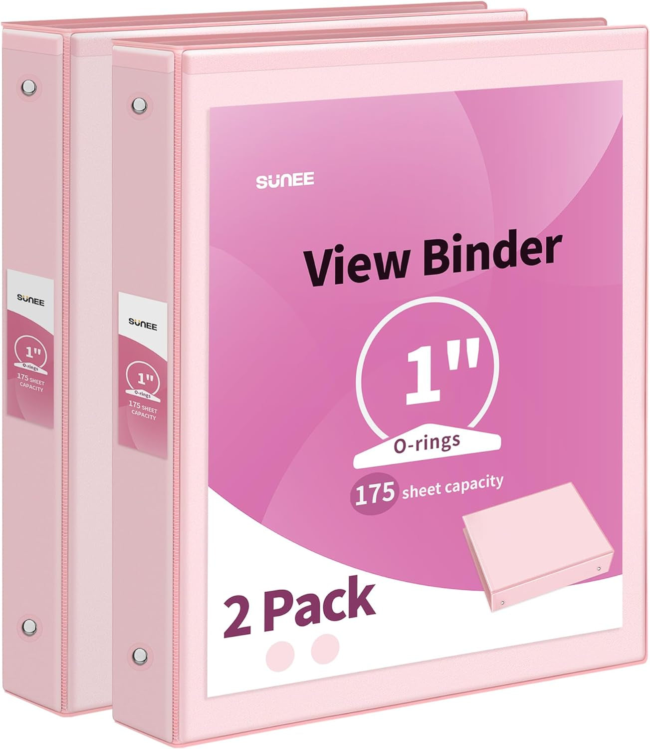 3 Ring Binder 1 Inch 4 Pack