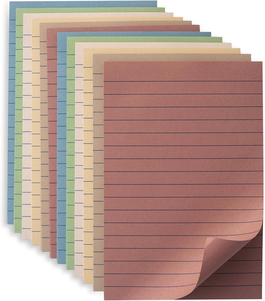 (12 Pack) Lined Sticky Notes 4x6