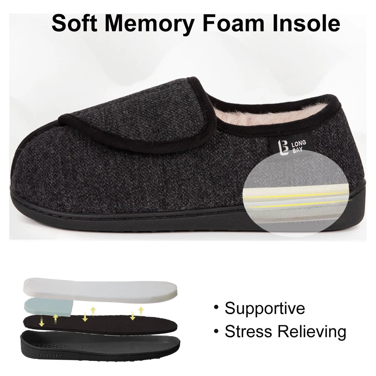 Adjustable Diabetic Slippers