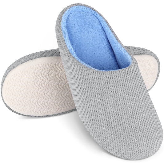 Bergman Kelly Memory Foam Slippers for Women & Men, Super Cushiony Slip-On House Shoes for WFH Comfort (Cush Collection), US Company