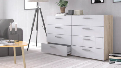 8 Drawer Double Dresser