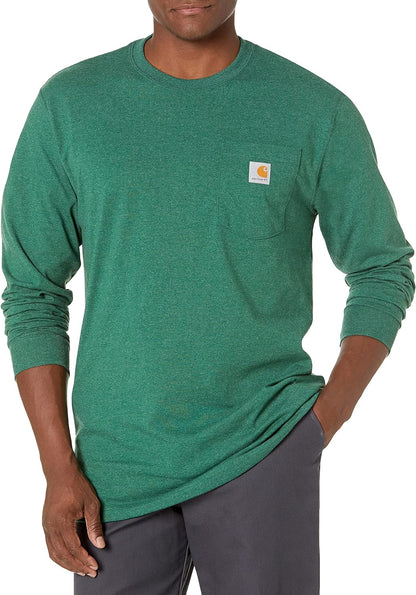 Carhartt Men's Loose Fit Heavyweight Long Sleeve Pocket TShirt