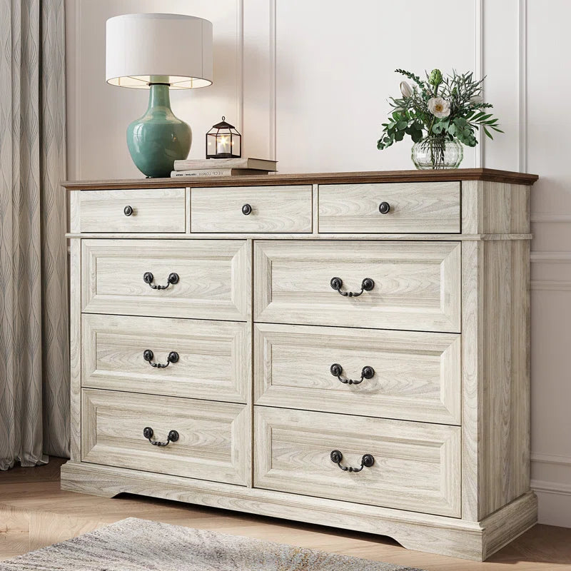 9 Drawer Double Dresser