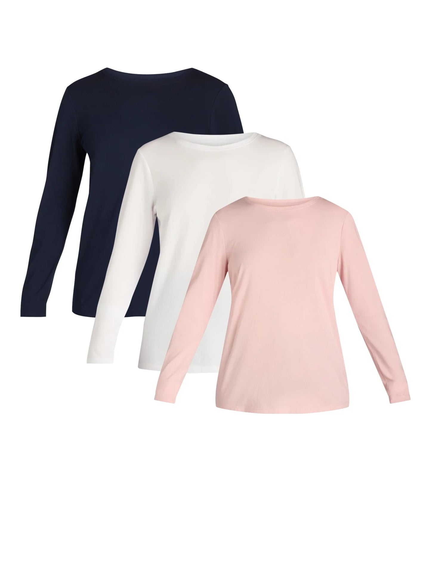 Women's Long Sleeve Cotton Crewneck Tee