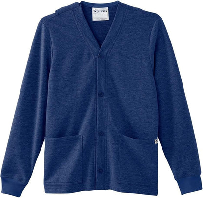 Men’s Open-Back Adaptive Soft Fleece Cardigan