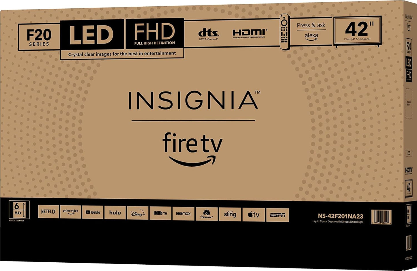 INSIGNIA 42-inch Smart HD 1080p Fire TV