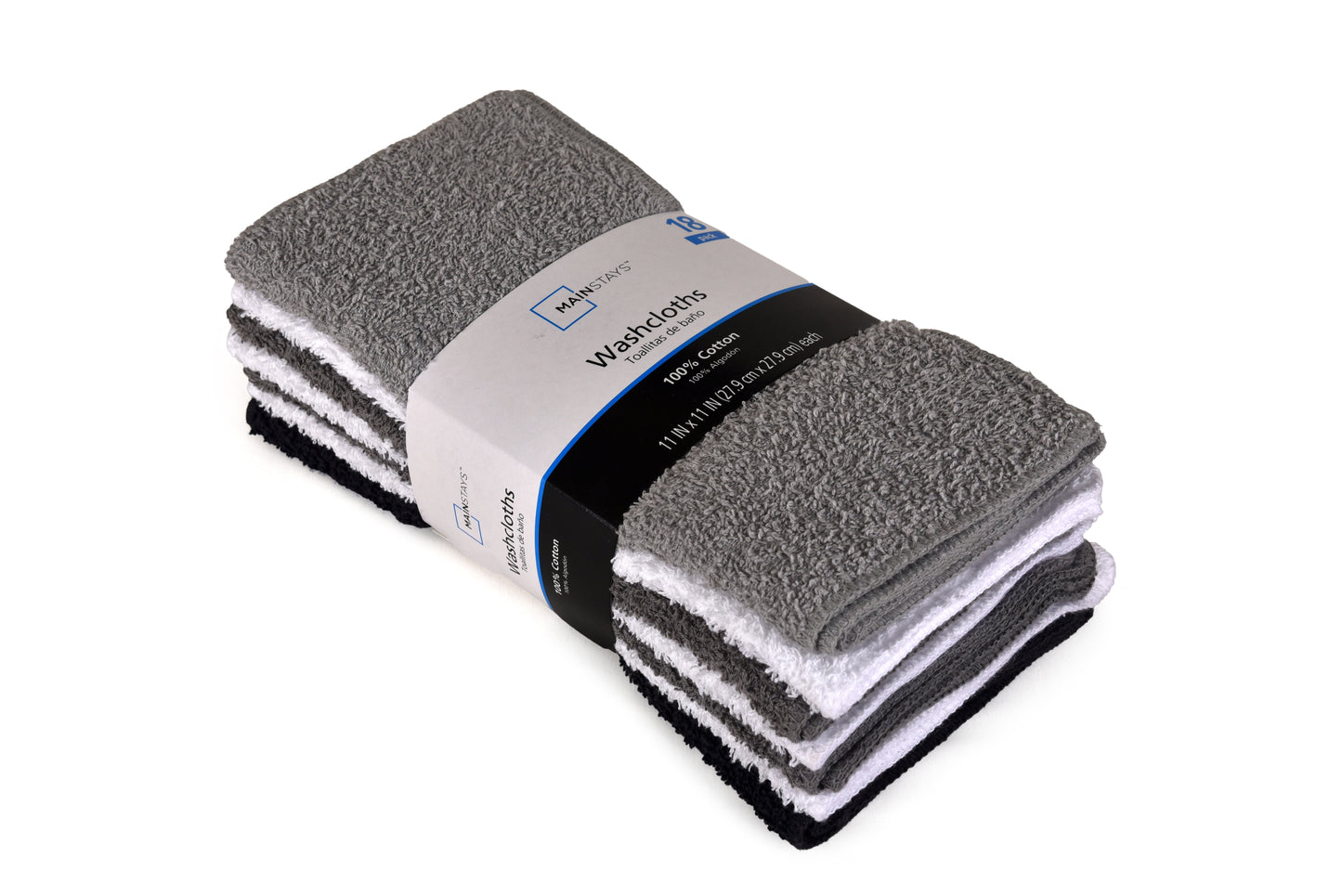 18-Pack Washcloth Bundle