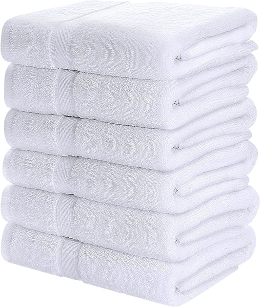 Towels 6 Pack Medium Bath Towel Set