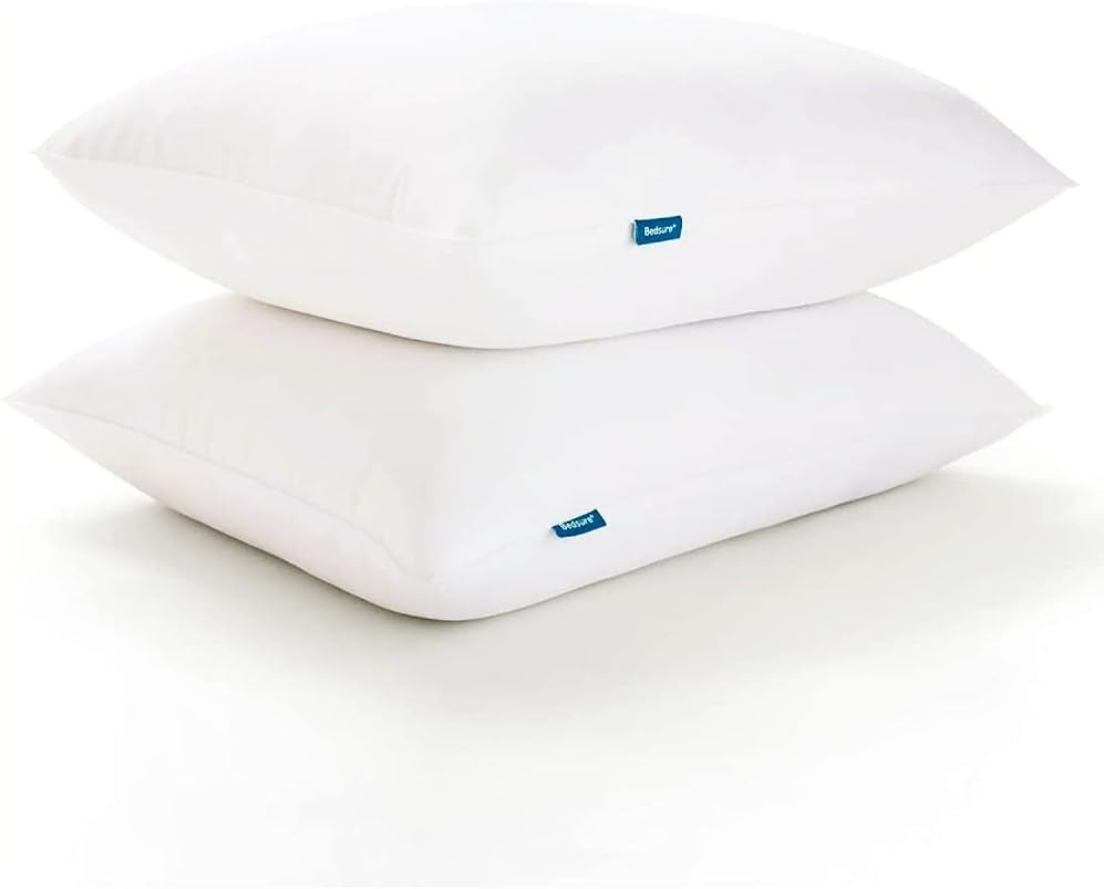 Soft and Supportive Pillows - 2 pack