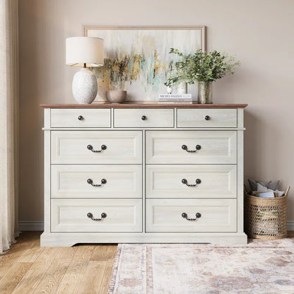 9 Drawer Double Dresser